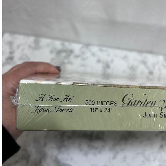 Daniel Ridgway Knight Garden Study Of The Vickers Children 500 Pieces Puzzle NEW - Picture 5 of 7